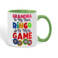 Grandma Is My Name Bingo Is My Game - Color Accent Mug - Gift for Grandma