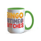 Bingo Time Bitches - Color Accent Mug - Gift for Her