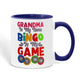 Grandma Is My Name Bingo Is My Game - Color Accent Mug - Gift for Grandma