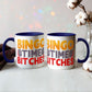 Bingo Time Bitches - Color Accent Mug - Gift for Her