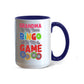 Grandma Is My Name Bingo Is My Game - Color Accent Mug - Gift for Grandma