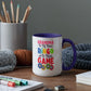 Grandma Is My Name Bingo Is My Game - Color Accent Mug - Gift for Grandma