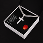 Faith Cross Cuban Link Necklace – Gift for Him