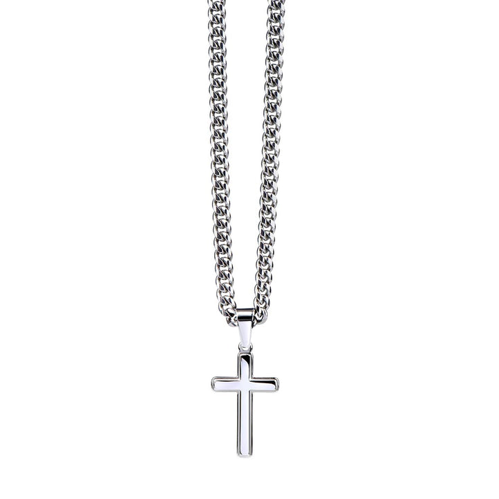 Faith Cross Cuban Link Necklace – Gift for Him