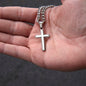 Faith Cross Cuban Link Necklace – Gift for Him