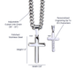 Faith Cross Cuban Link Necklace – Gift for Him