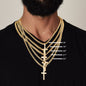 Faith Cross Cuban Link Necklace – Gift for Him
