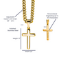 Faith Cross Cuban Link Necklace – Gift for Him