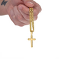 Faith Cross Cuban Link Necklace – Gift for Him