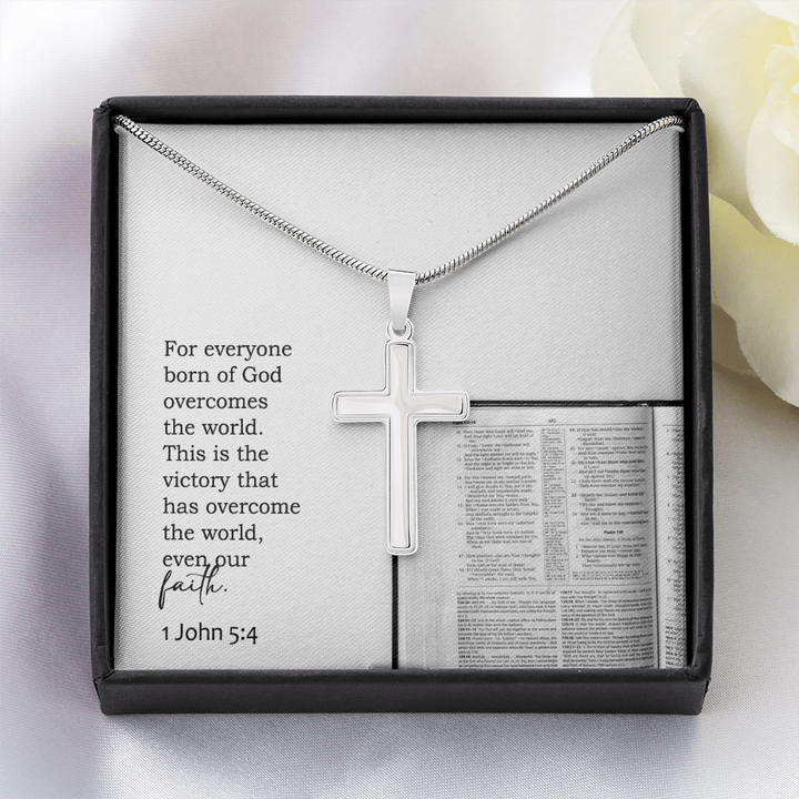 Faith Cross Necklace – Gift for Him