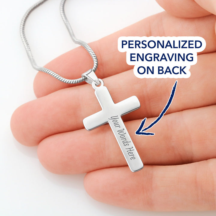 Faith Cross Necklace – Gift for Him