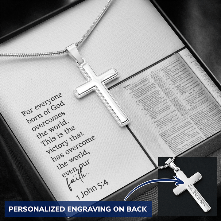 Faith Cross Necklace – Gift for Him