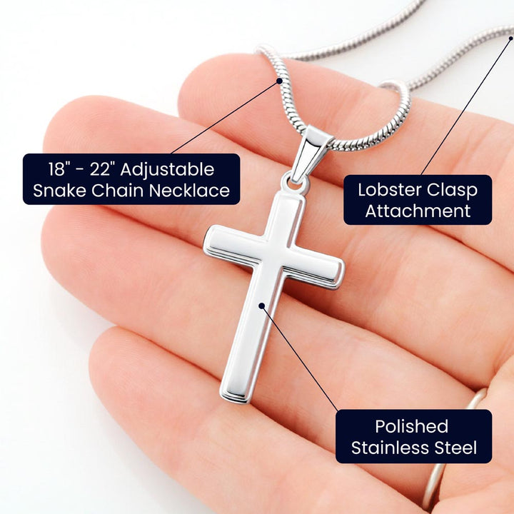 Faith Cross Necklace – Gift for Him