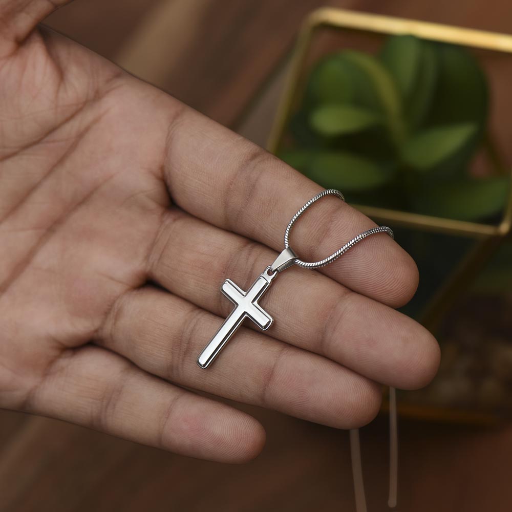 Faith Cross Necklace – Gift for Him