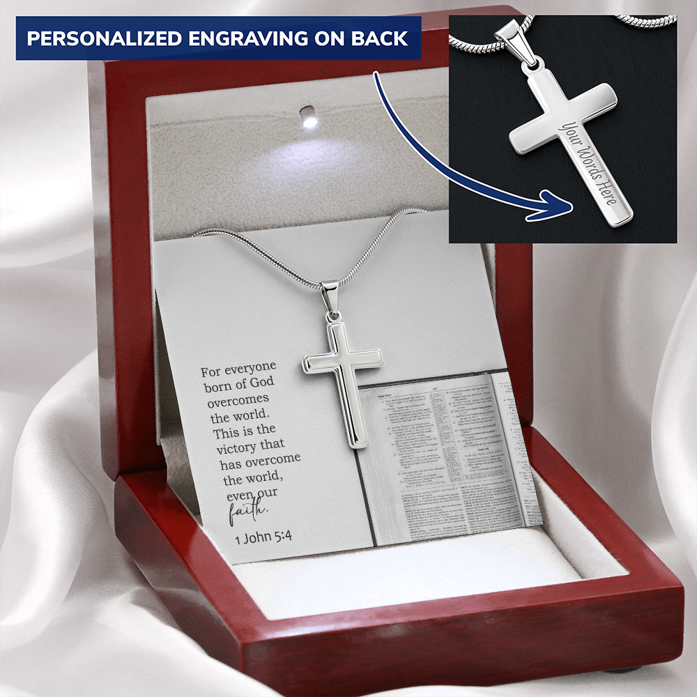 Faith Cross Necklace – Gift for Him