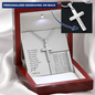 Faith Cross Necklace – Gift for Him