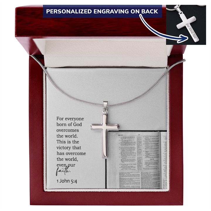 Faith Cross Necklace – Gift for Him