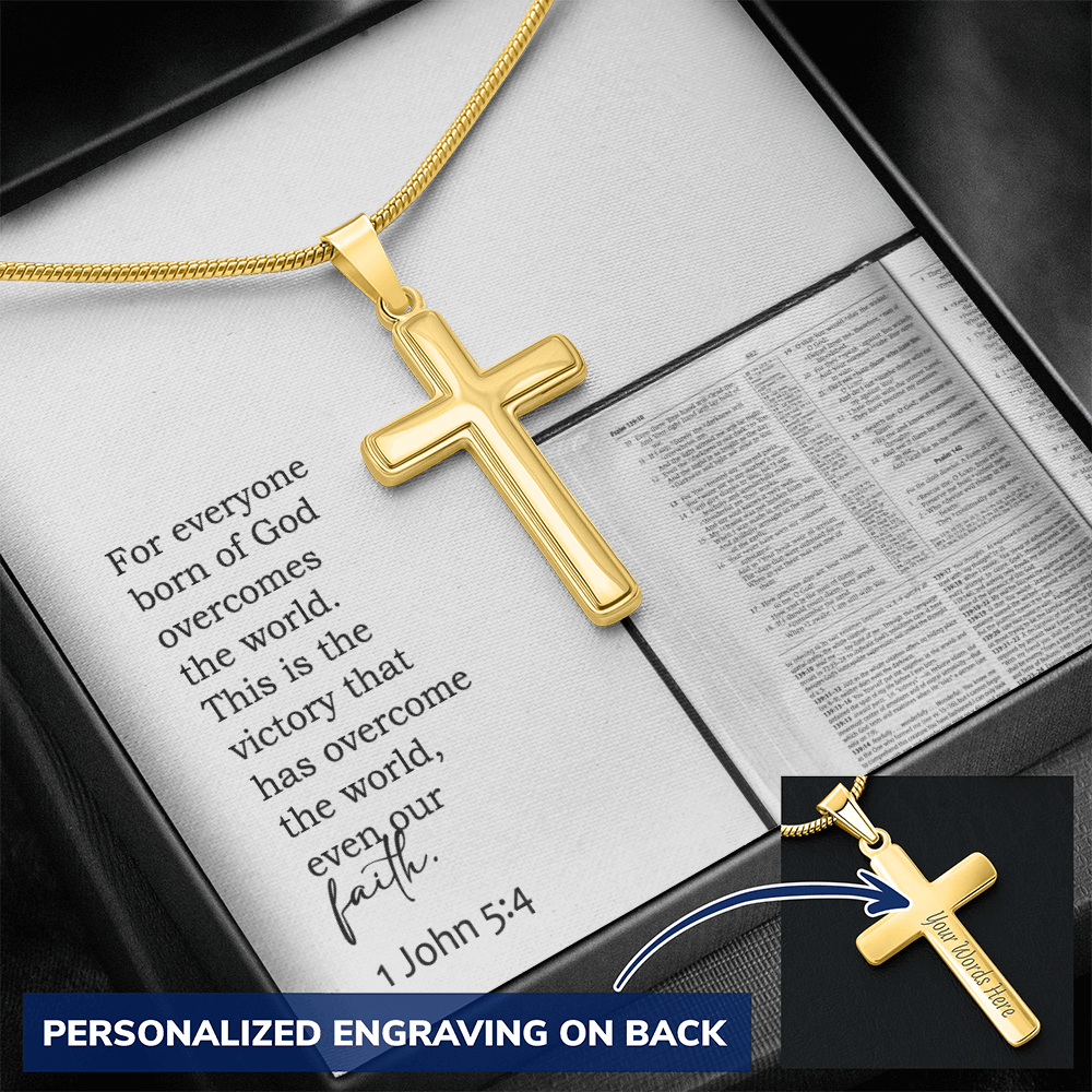 Faith Cross Necklace – Gift for Him