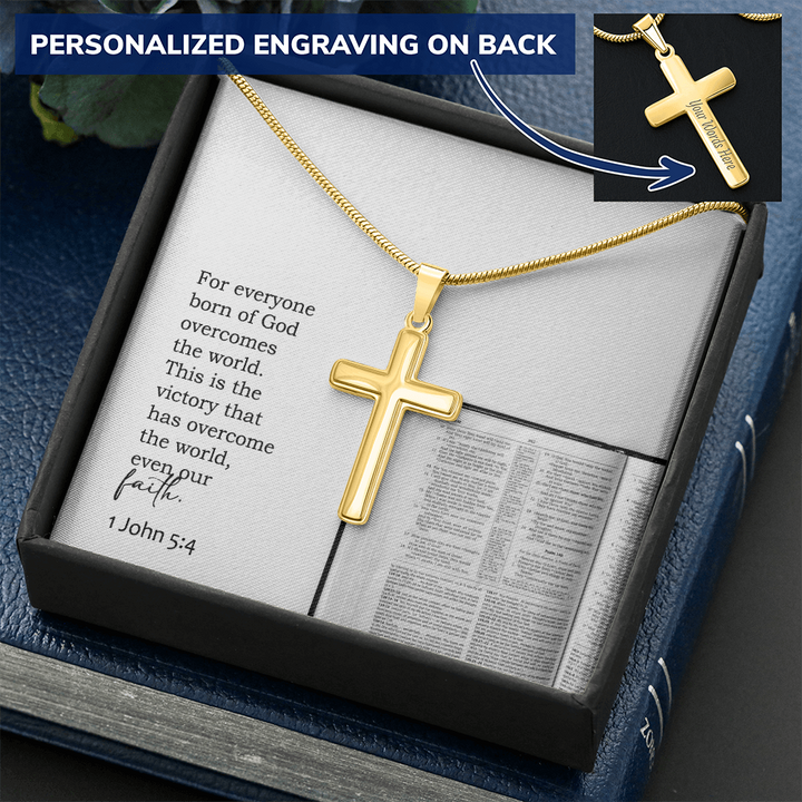 Faith Cross Necklace – Gift for Him