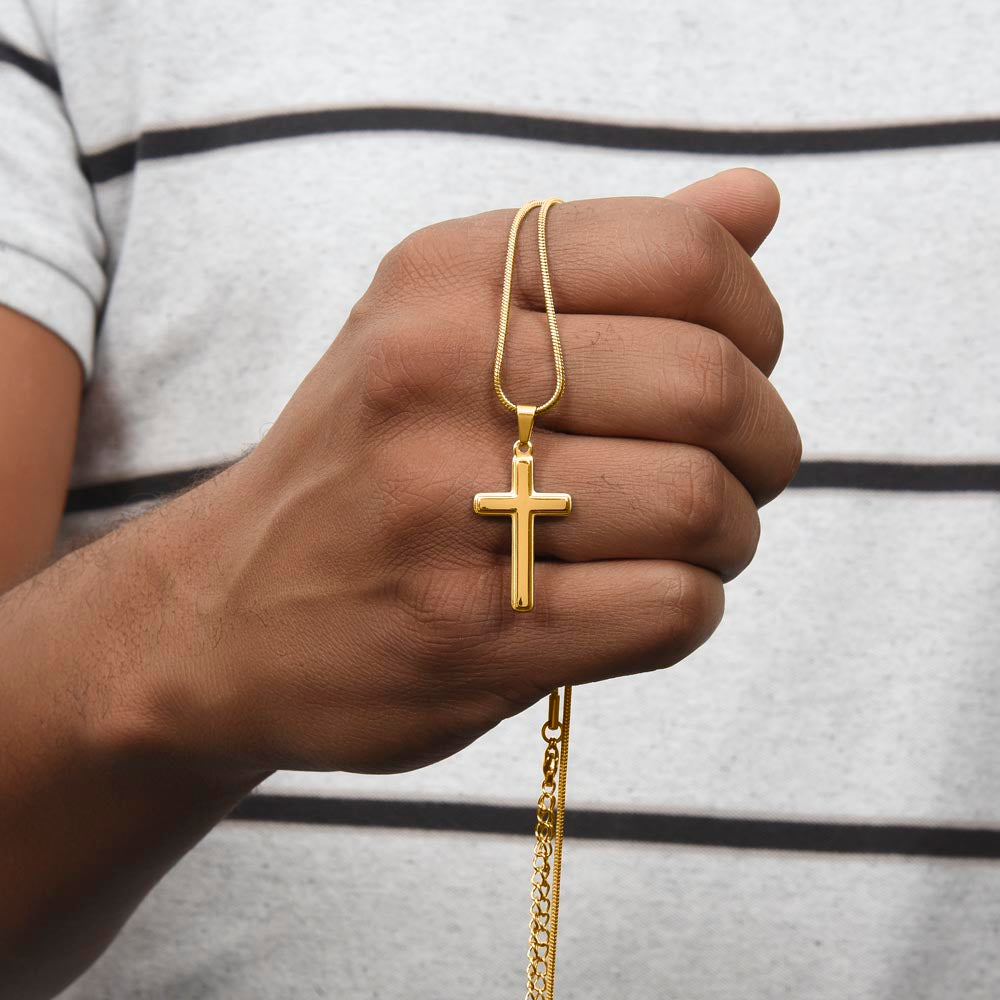 Faith Cross Necklace – Gift for Him