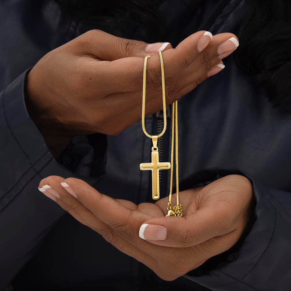 Faith Cross Necklace – Gift for Him