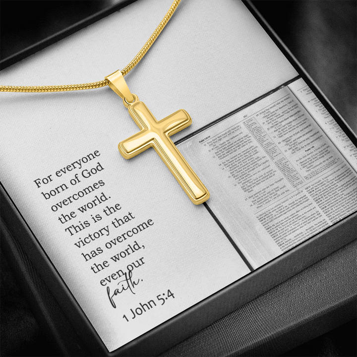 Faith Cross Necklace – Gift for Him