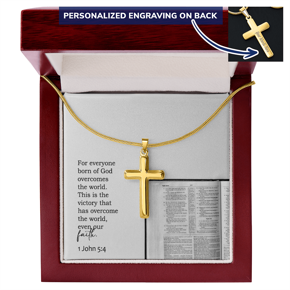 Faith Cross Necklace – Gift for Him