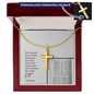 Faith Cross Necklace – Gift for Him