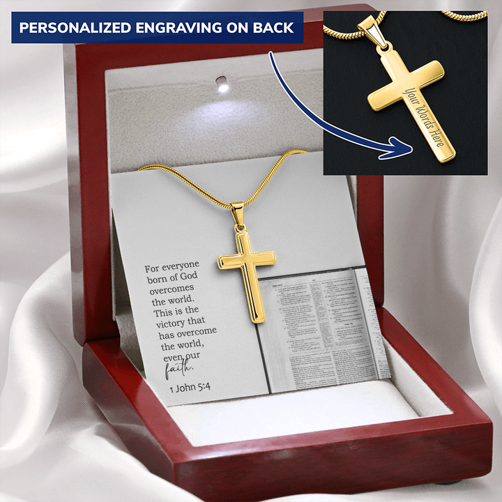 Faith Cross Necklace – Gift for Him