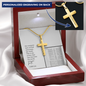 Faith Cross Necklace – Gift for Him