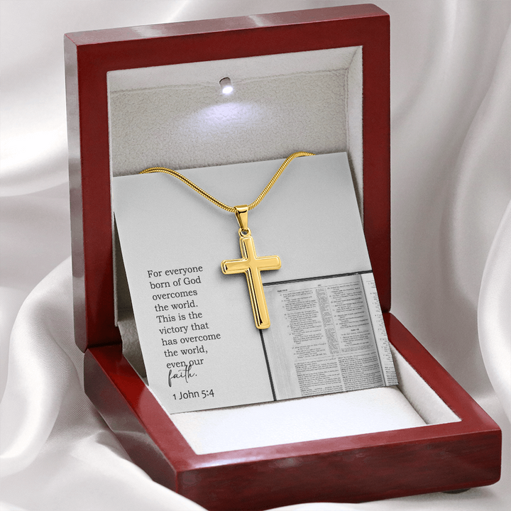 Faith Cross Necklace – Gift for Him
