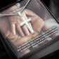 To My Husband, I Am Blessed To Have A Loving Husband Like You - Happy Father's Day - Artisan Crafted Stainless Cross Necklace - Gift for Husband