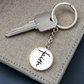 Faith (Black) - Graphic Circle Keychain - Gift for Her - Gift for Him