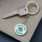 Keep The Faith - Graphic Circle Keychain - Gift for Her - Gift for Him
