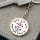 His Love Never Fails - Graphic Circle Keychain - Gift for Her