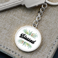 Blessed - Graphic Circle Keychain - Gift for Her - Gift for Him