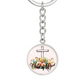 Child Of God- Graphic Circle Keychain - Gift for Her