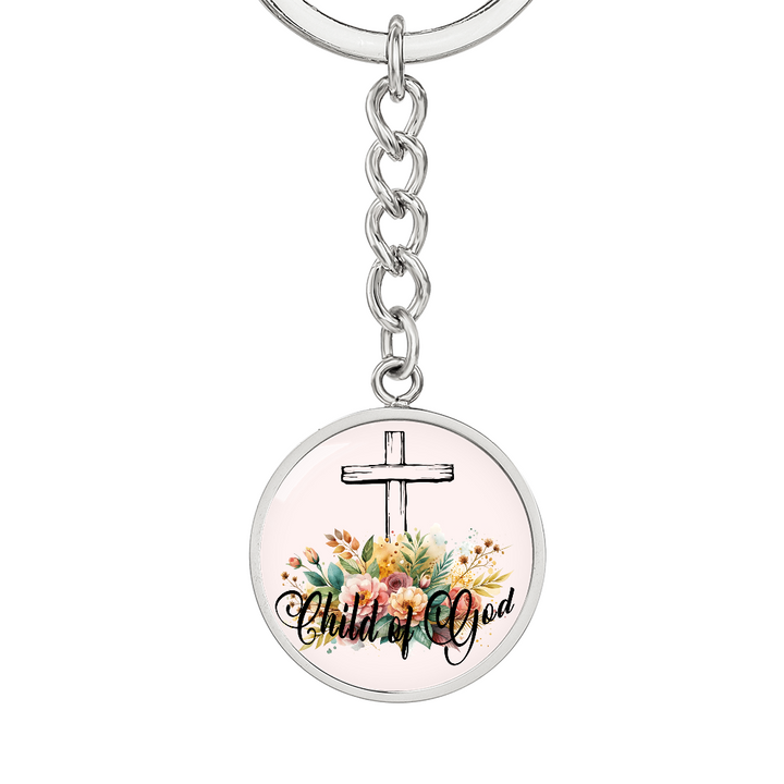 Child Of God Circle Keychain – Gift for Her