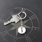 Faith (Black) - Graphic Circle Keychain - Gift for Her - Gift for Him