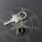 Faith (White) - Graphic Circle Keychain - Gift for Her - Gift for Him