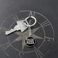Faith Over Fear (White) - Graphic Circle Keychain - Gift for Her - Gift for Him