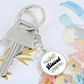 Blessed - Graphic Circle Keychain - Gift for Her - Gift for Him