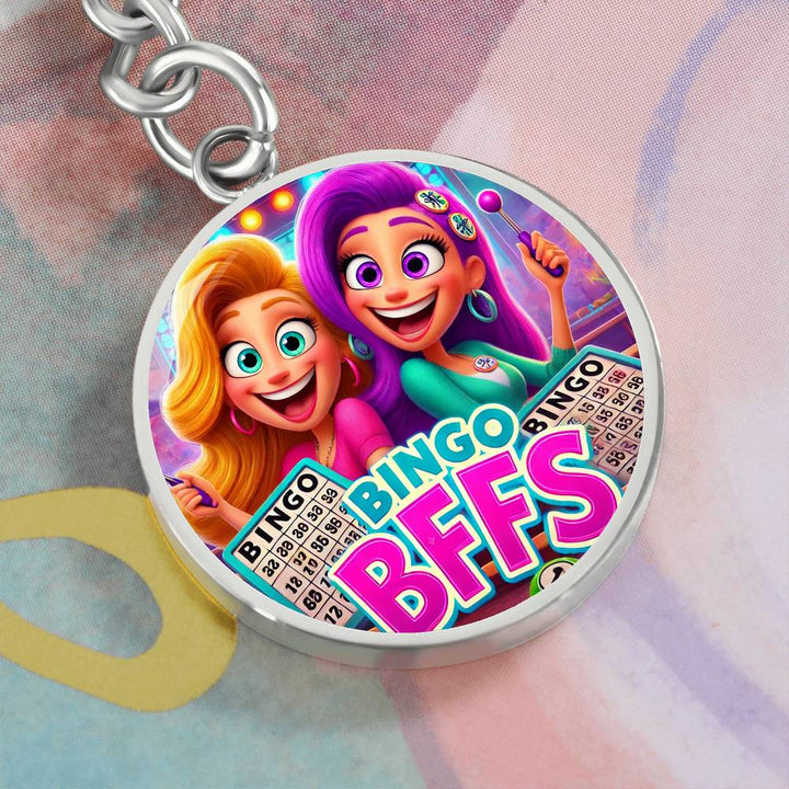 Bingo BFFs – Circle Keychain – Gift for Her