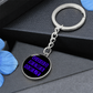 Good News Only - Graphic Circle Keychain - Gift for Her - Gift for Him