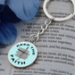 Keep The Faith - Graphic Circle Keychain - Gift for Her - Gift for Him