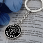 Fearless Faith - Graphic Circle Keychain - Gift for Her - Gift for Him