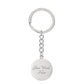 Let Your Faith Be Bigger Than Your Fear - Graphic Circle Keychain - Gift for Her - Gift for Him