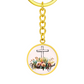 Child Of God- Graphic Circle Keychain - Gift for Her