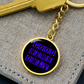 Good News Only - Graphic Circle Keychain - Gift for Her - Gift for Him