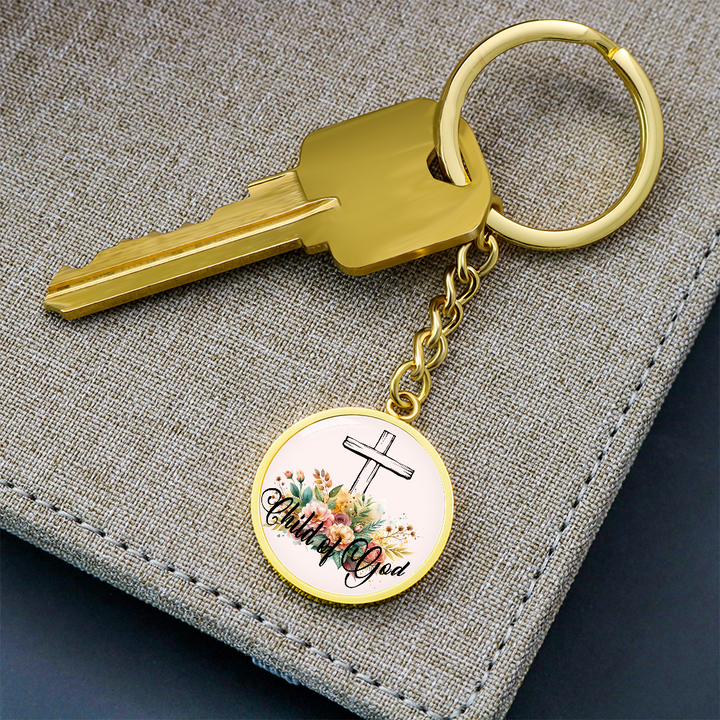 Child Of God Circle Keychain – Gift for Her